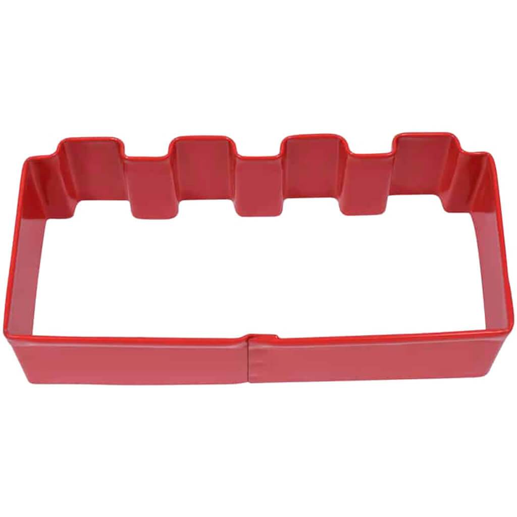 Red Building Block Cookie Cutter, 4in