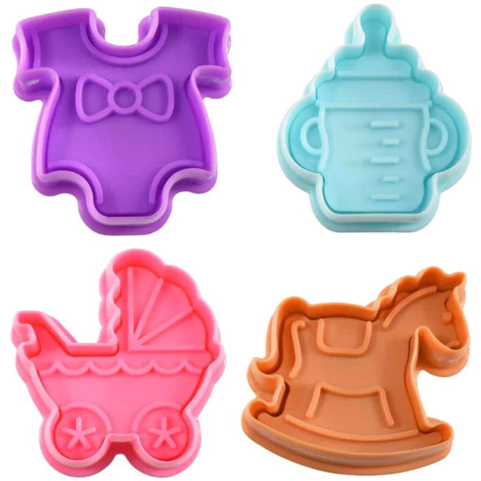 Pastry & Cookie Stamp Baby, Set of 4