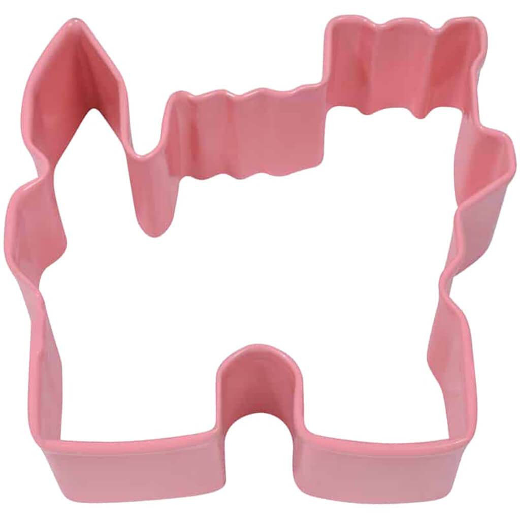 Pink Castle Cookie Cutter, 3in