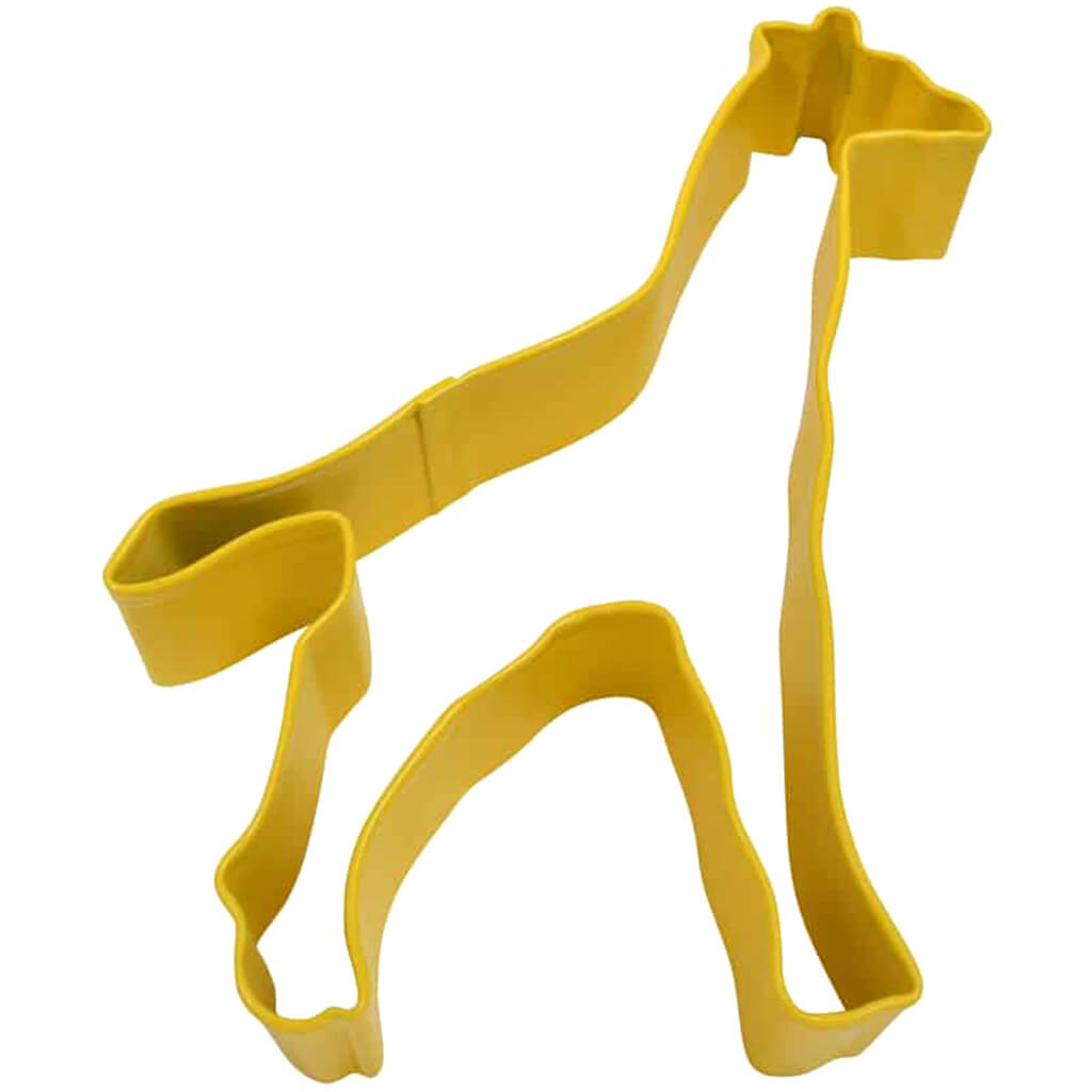 Giraffe Cookie Cutter Yellow, 5in