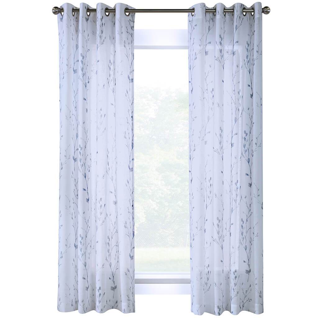 Primavera Gromment Top Panel Curtains  White