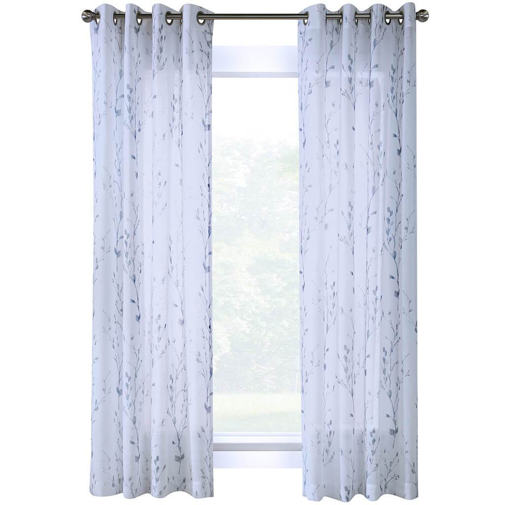 Primavera Gromment Top Panel Curtains  White