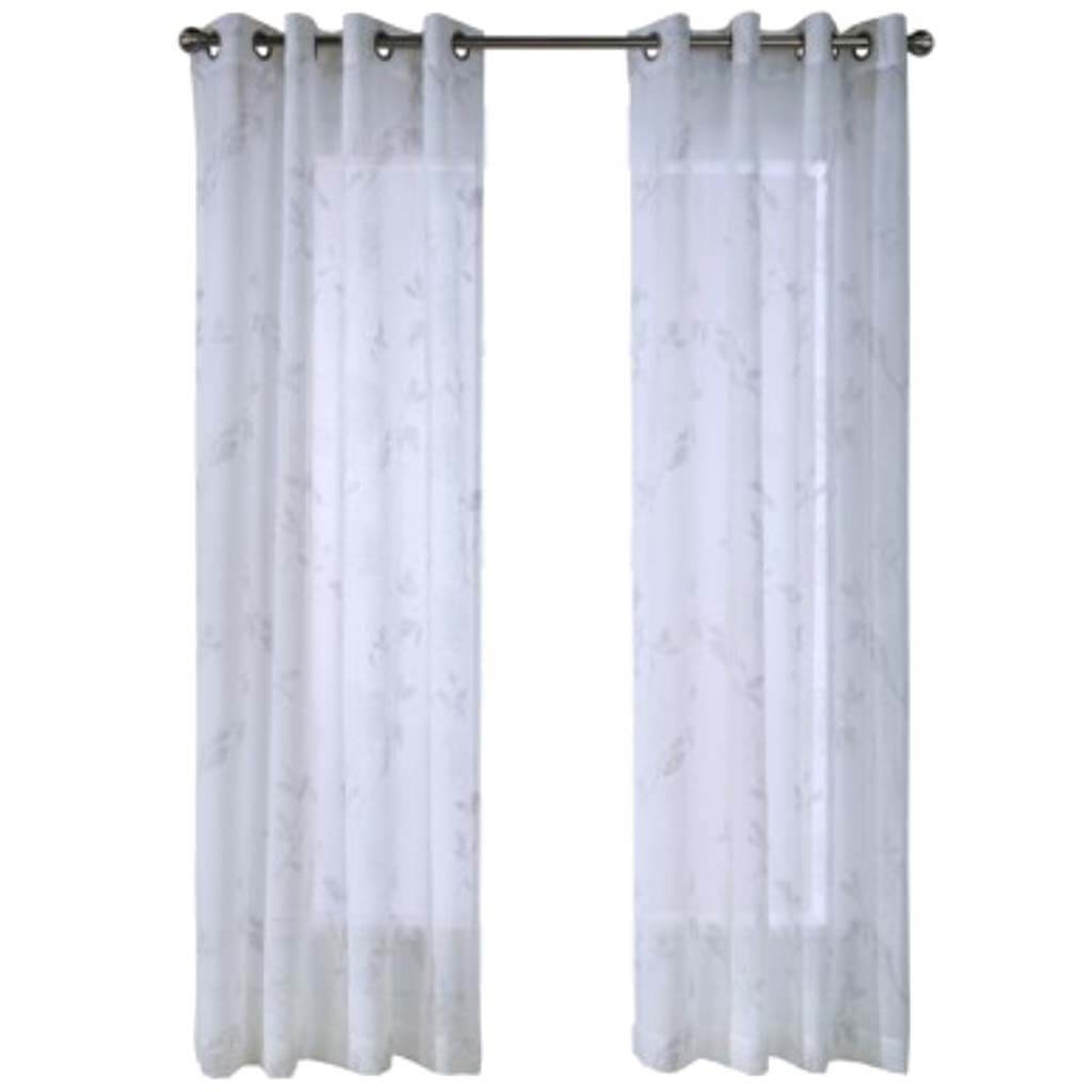 Giardino Grommet Top Panel Curtains White