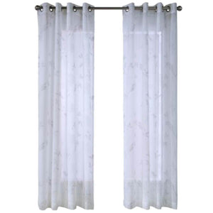Giardino Grommet Top Panel Curtains White