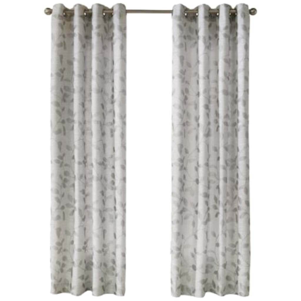 Lumina Grommet Top Panel Curtains Silver