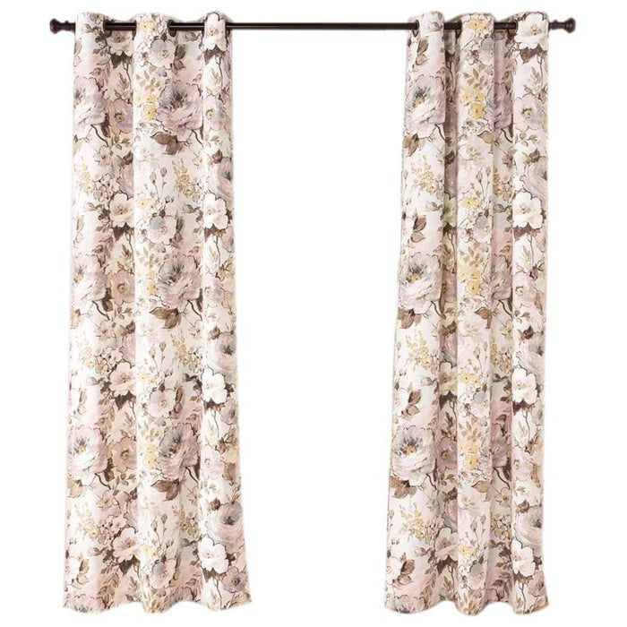 Belladonna Grommet Top Panel Curtains Blush