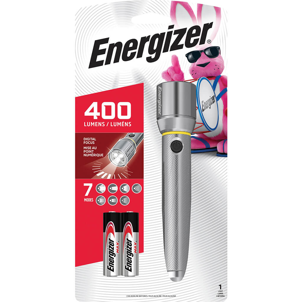 Energizer 2AA Vision LED HD Metal FlashLight