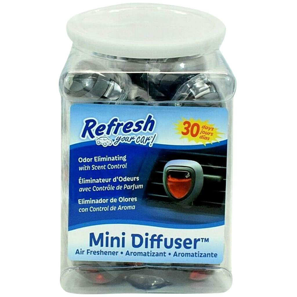 Refresh Your Car Mini Clip Oil Diffuser Assorted Pack of 40