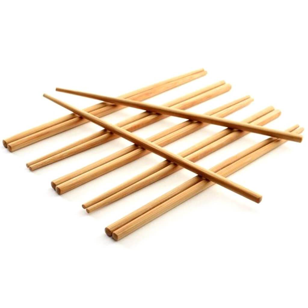 Bamboo Chopsticks, Set of 6 Pairs