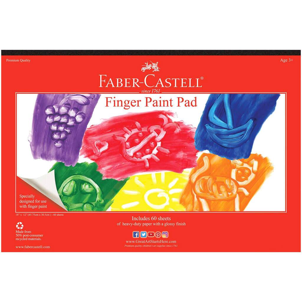 Paper Finger Paint Pad 18in x 12in 60 sheets