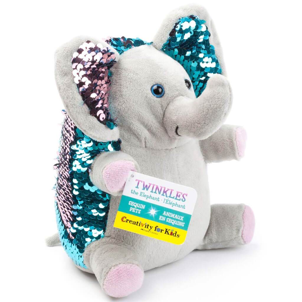 Mini Sequin Pets Twinkles The Elephant