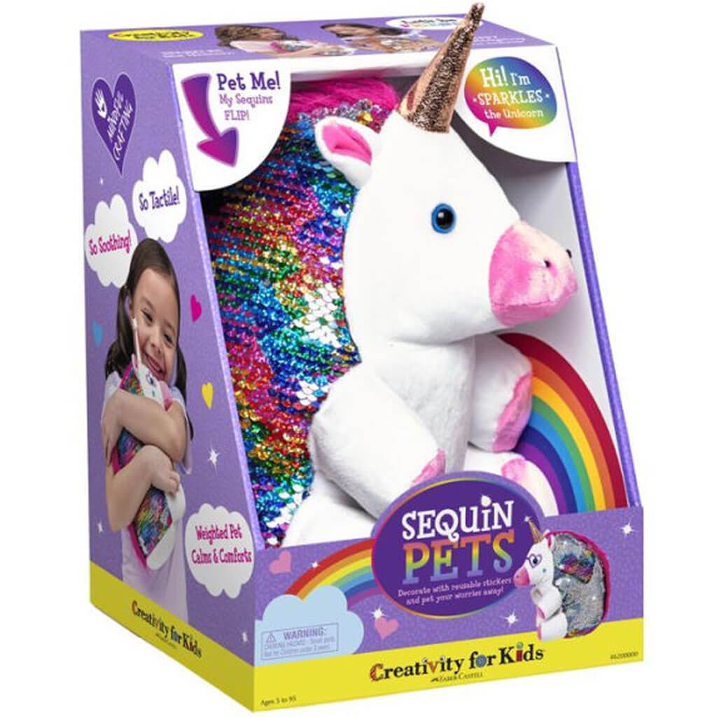 Mini Sequin Pets Sparkle The Unicorn