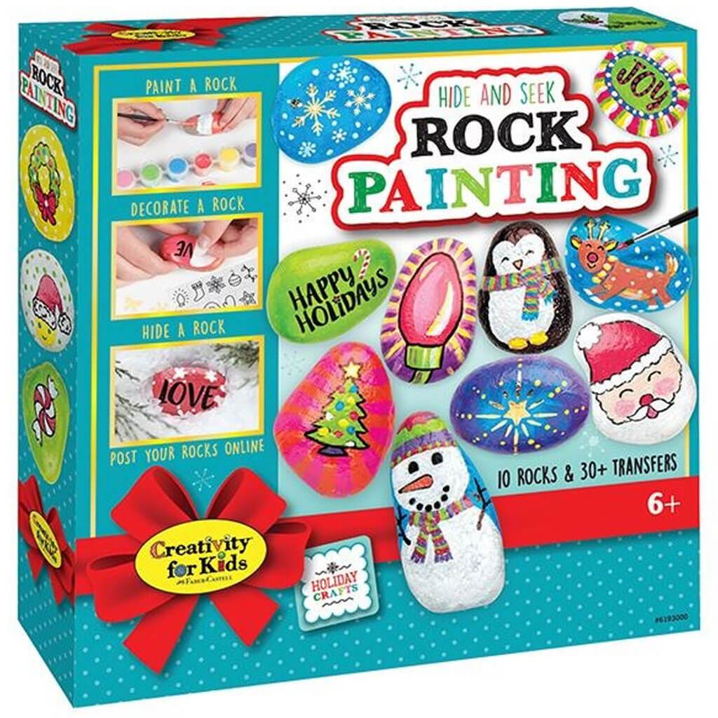 Holiday Hide and Seek Rock Painting Kit