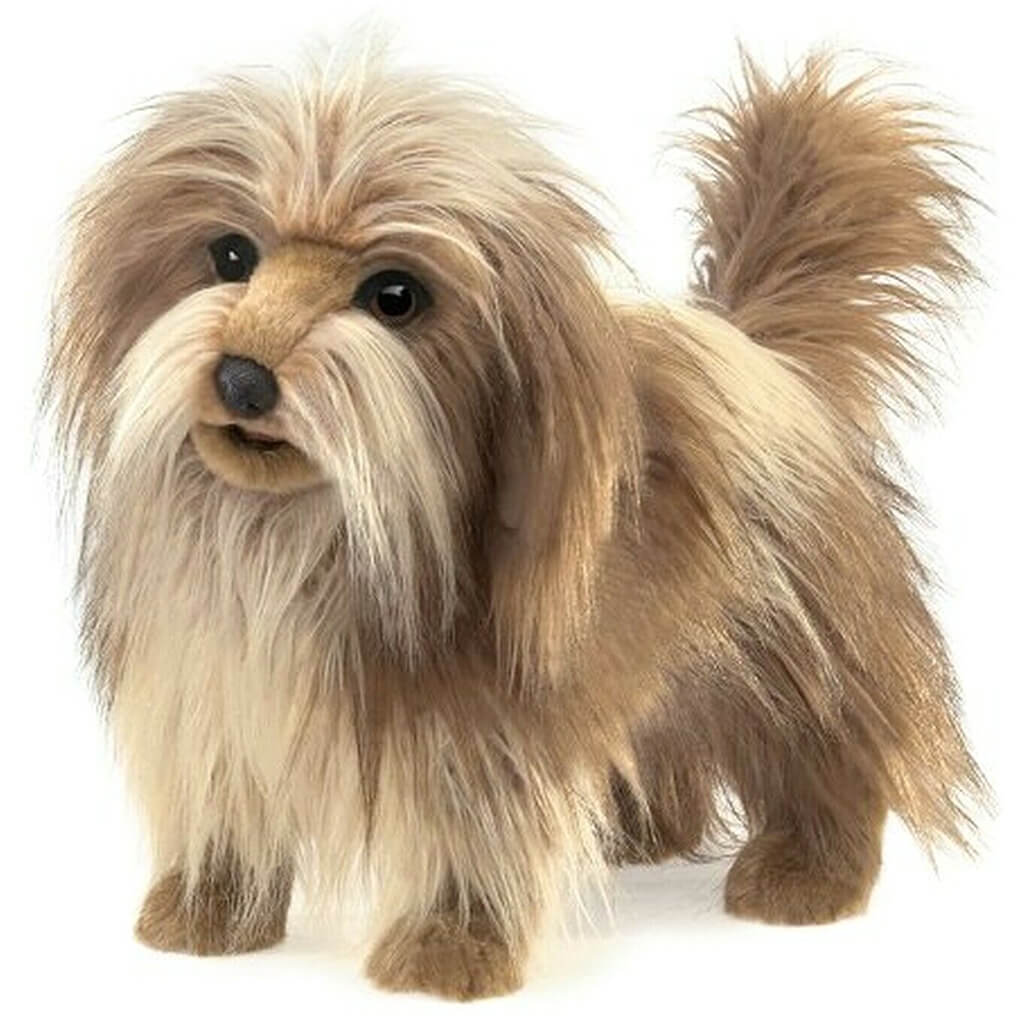 Shaggy Dog Puppet Plush