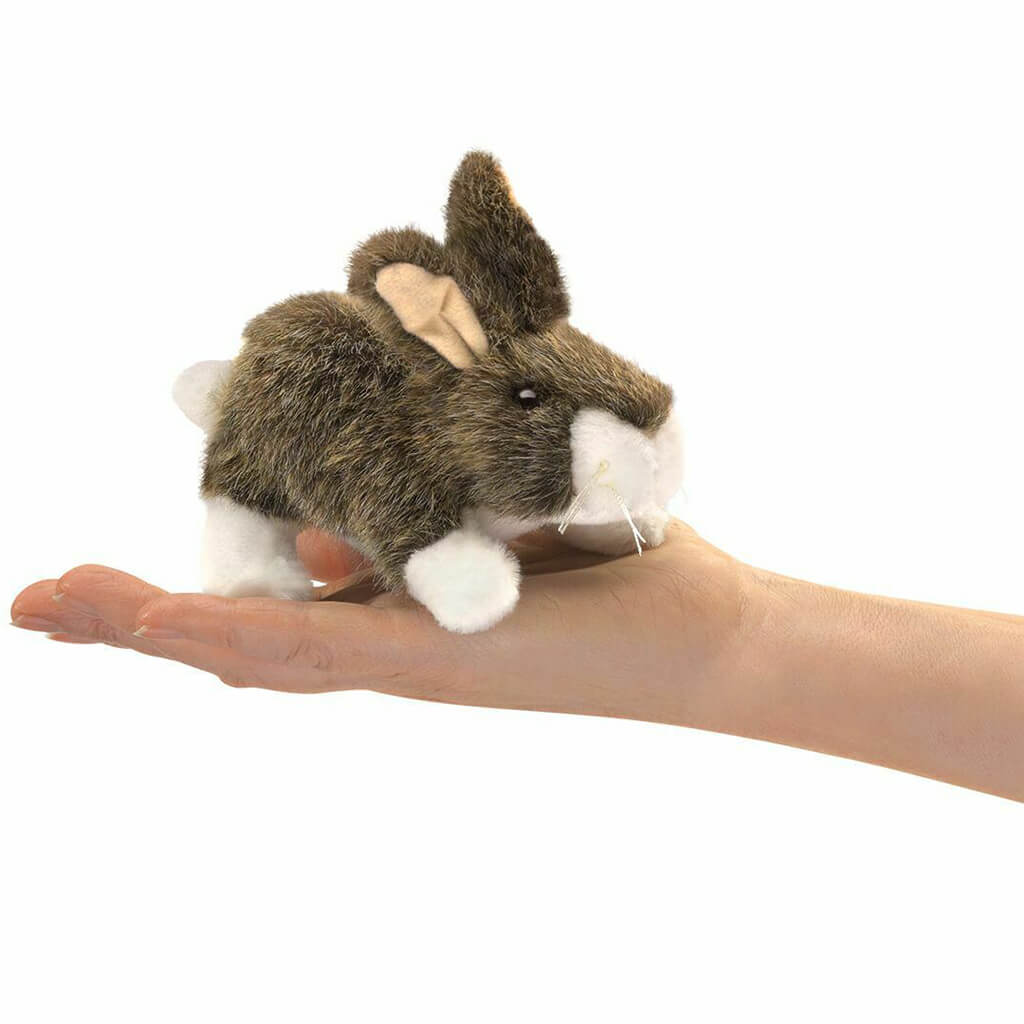 Finger Puppet- Mini Cottontail Rabbit