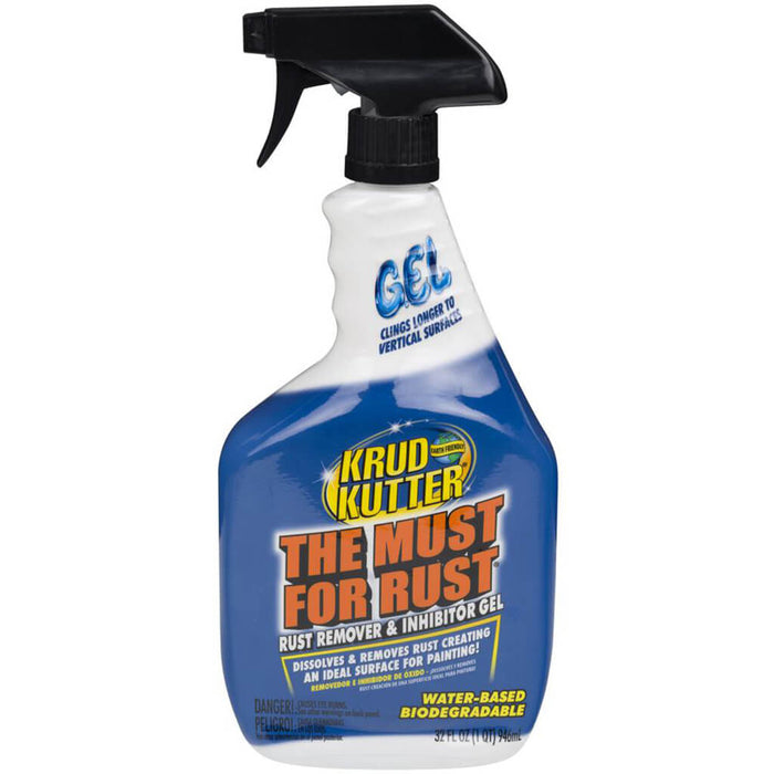 The Must for Rust Gel Rust Remover & Inhibitor 32oz