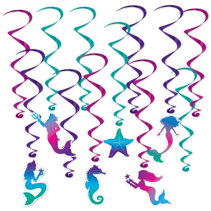 Whirls Mermaid 17.5in x 29.5in