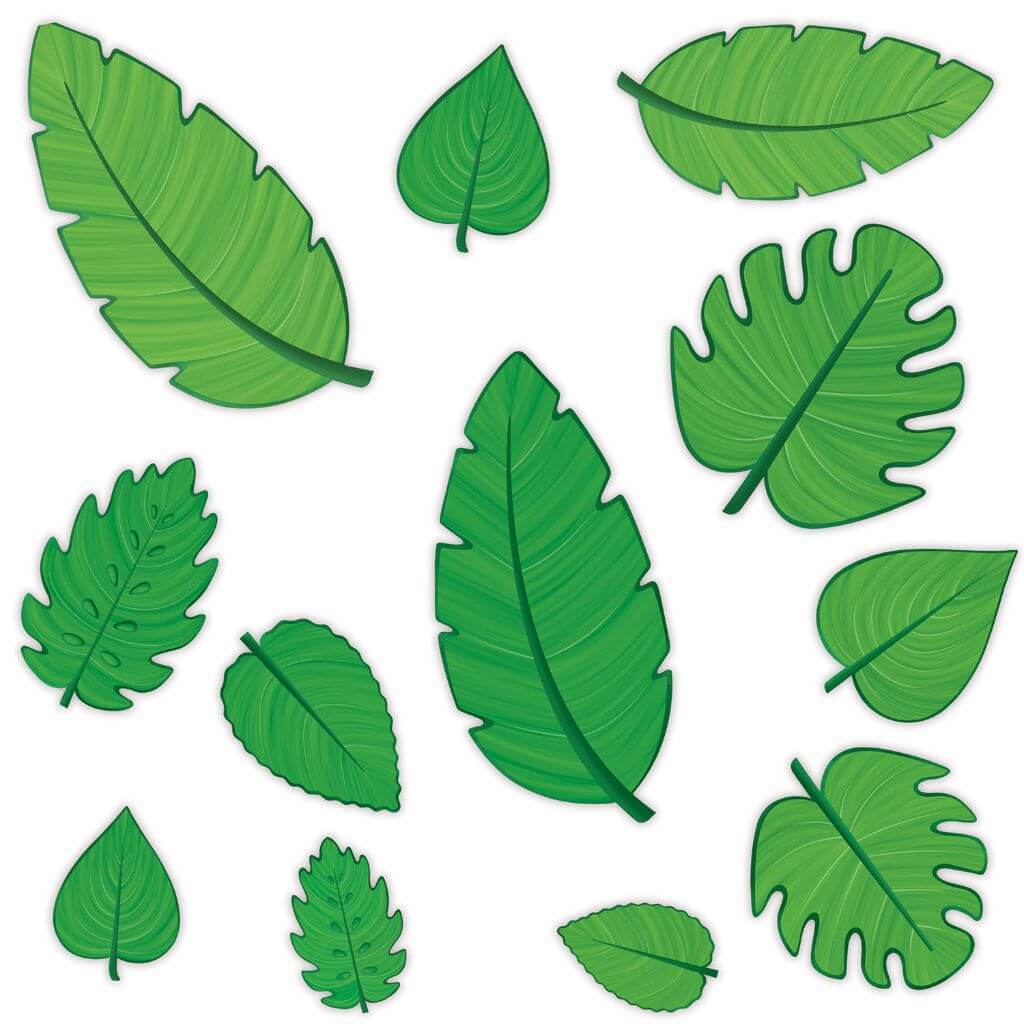 Cut-Outs Tropical Leaf 4in x 12in