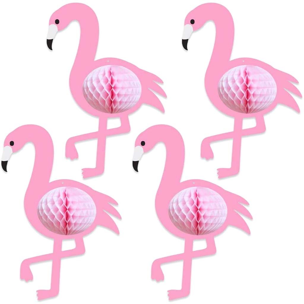 Tissue Flamingos 10in x 7in