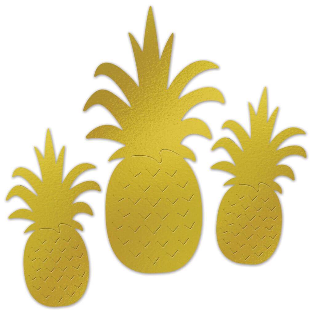 Silhouettes Foil Pineapple
