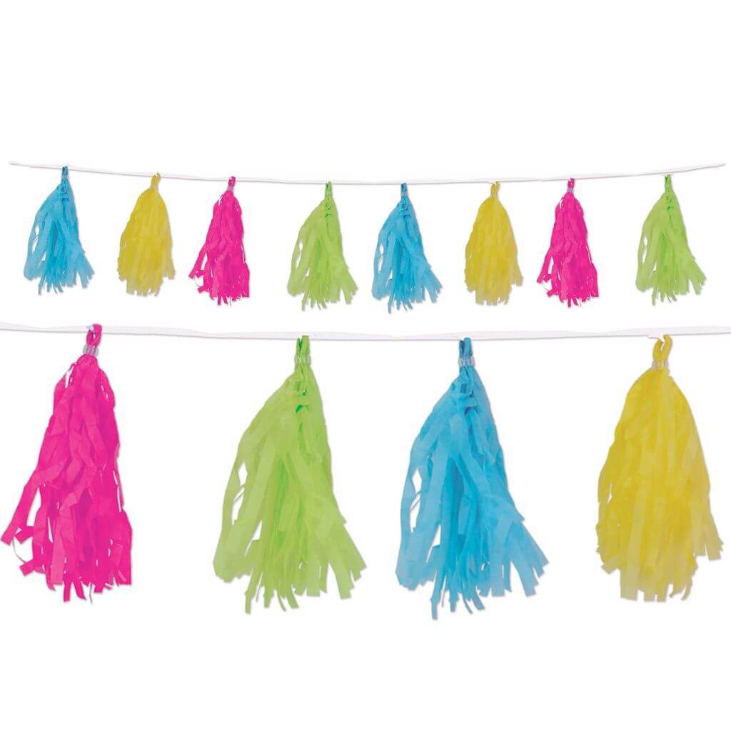 Garland Tissue Tassel 9.75in x 8ft