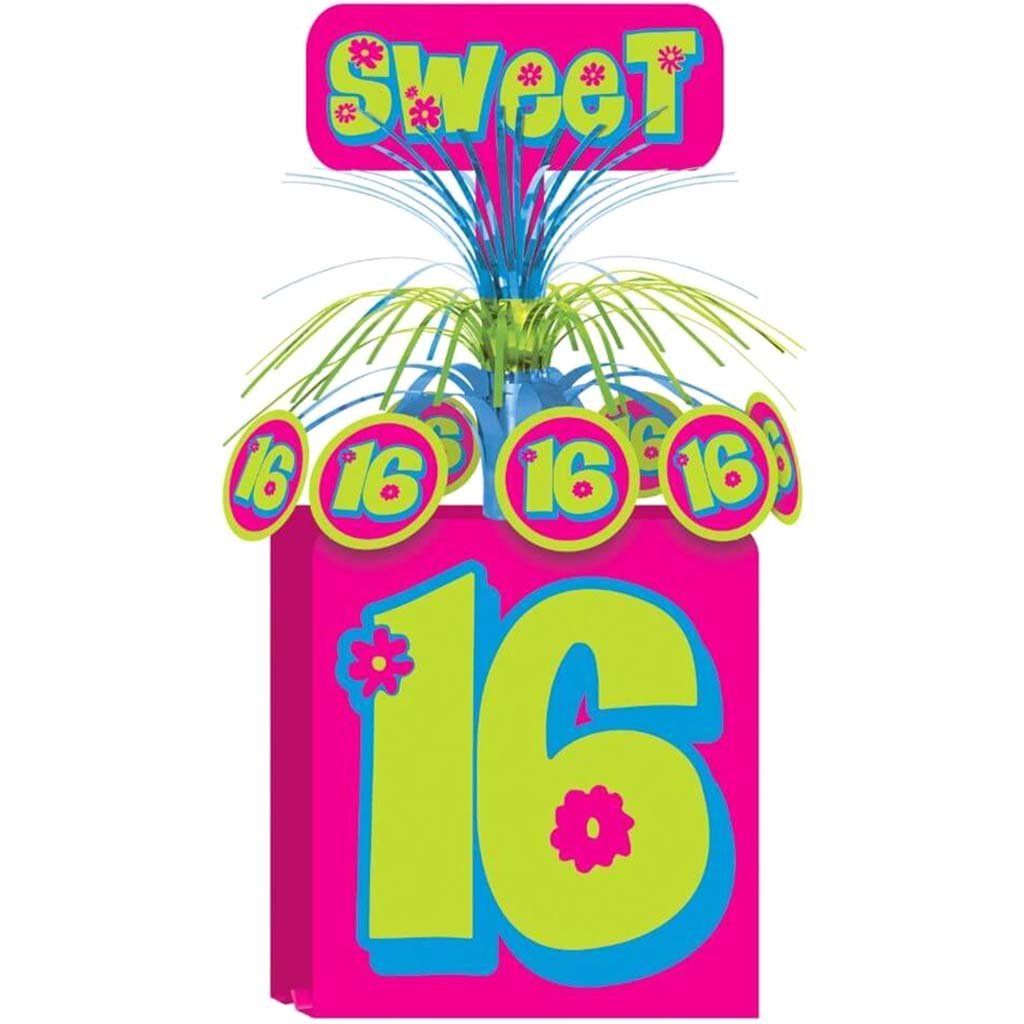 Centerpiece Sweet 16 15in