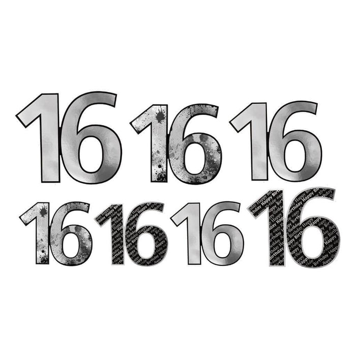 Cut-Outs "16" Foil