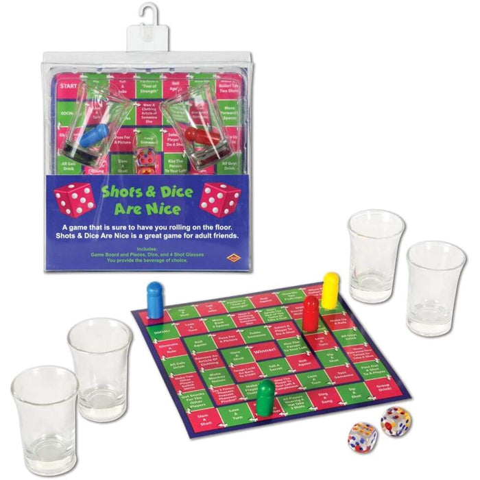 Drinking Game Shots & Dice Are Nice