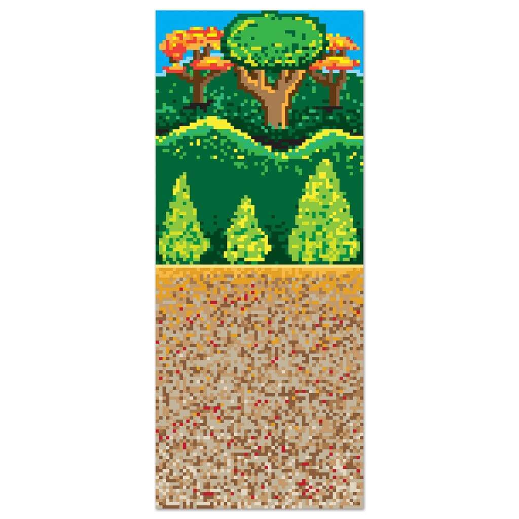 Backdrop Forest 8-Bit 4ft x 30ft