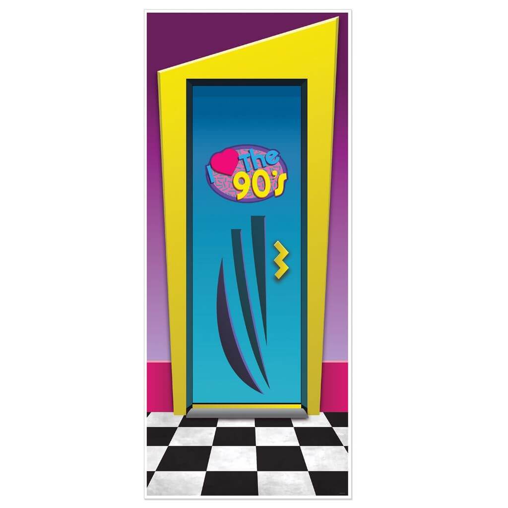Door Cover I Love The 90's 30in x 6ft