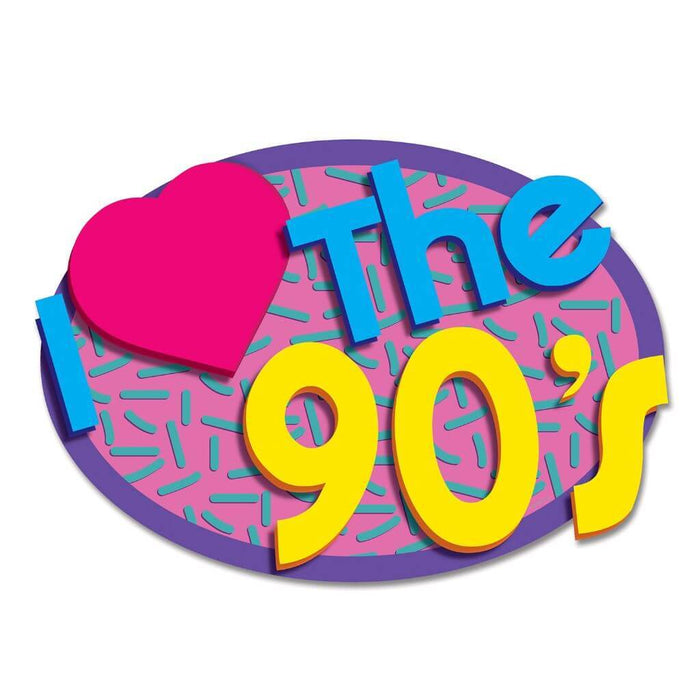 Cut-Outs I Love The 90's 21.5in