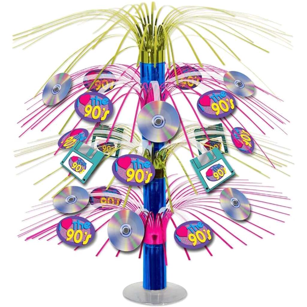 Centerpiece I Love The 90'S Cascade 18in