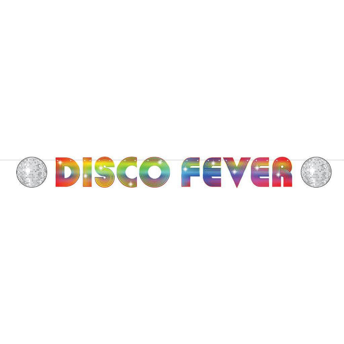 Streamer 70's Disco Fever 6in x 7ft