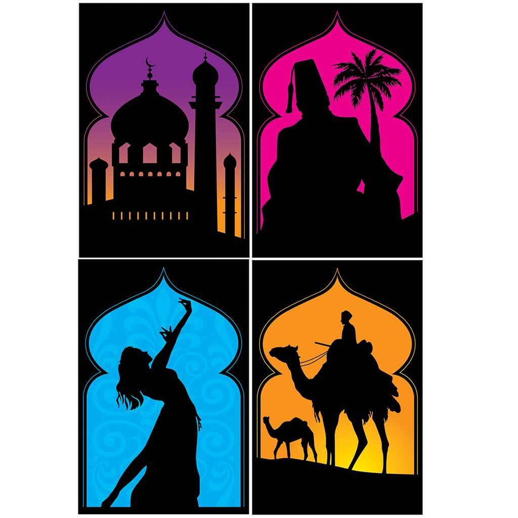 Silhouettes Arabian Nights 19in