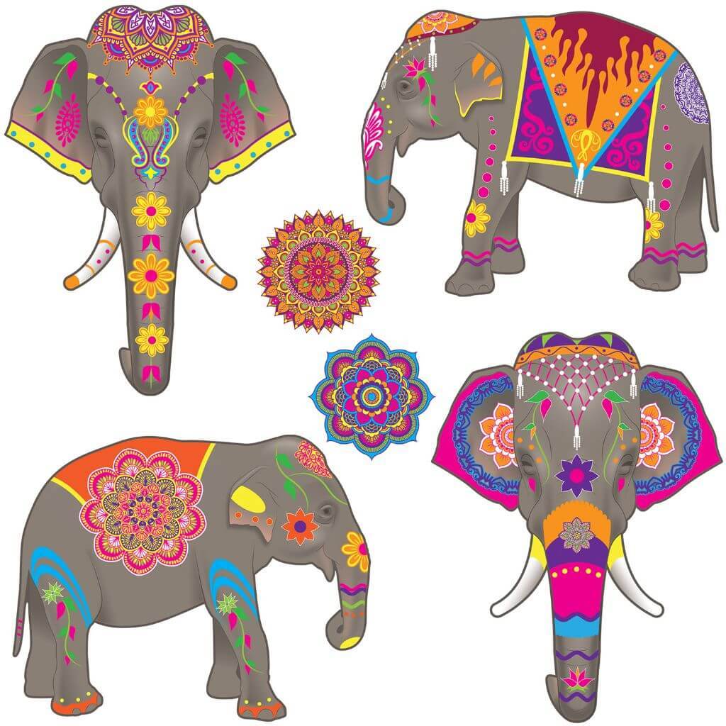 Cut-Outs Elephant 5.5in x 15in