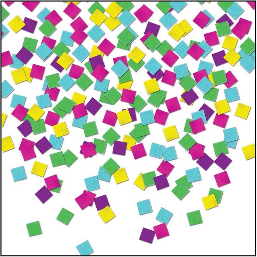 Confetti 8-Bit Squares