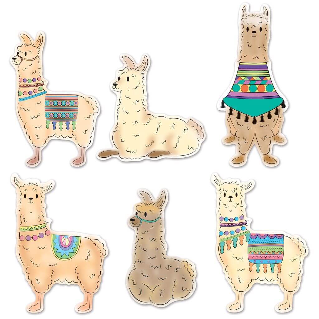 Cut-Outs Llama 9in x 13in