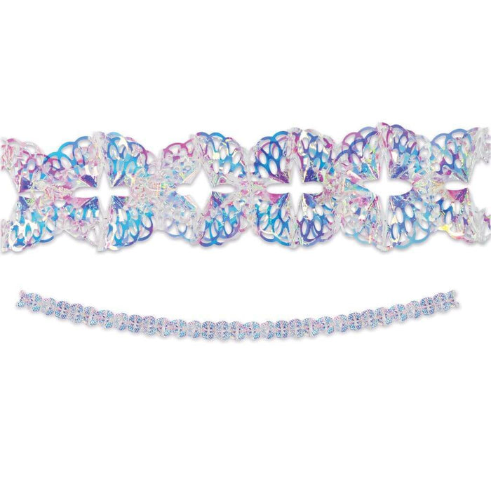 Iridescent Garland 5in x 12ft
