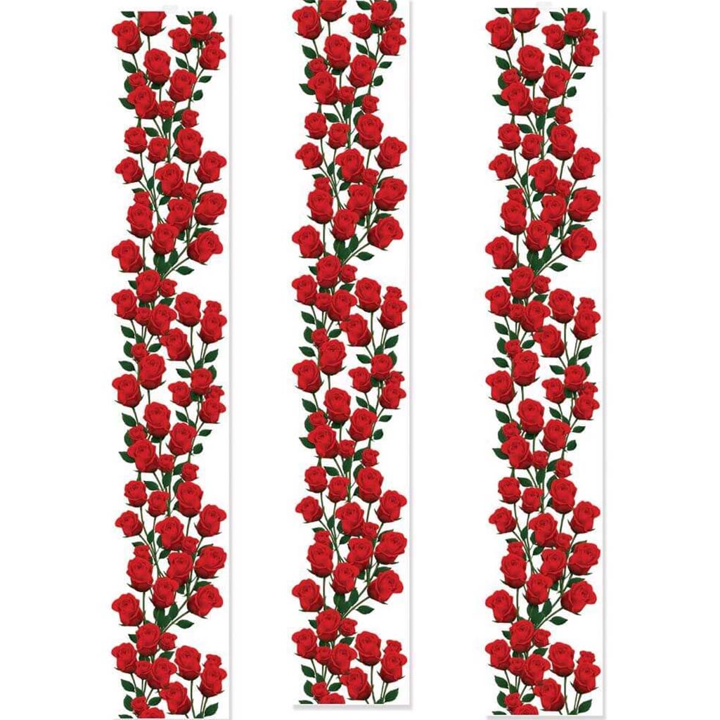 Roses Party Panels 12in x 6ft