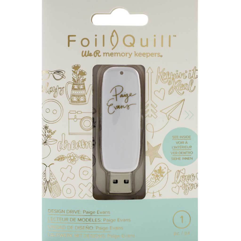 Foil Quill USB Artwork Drive Paige Evans