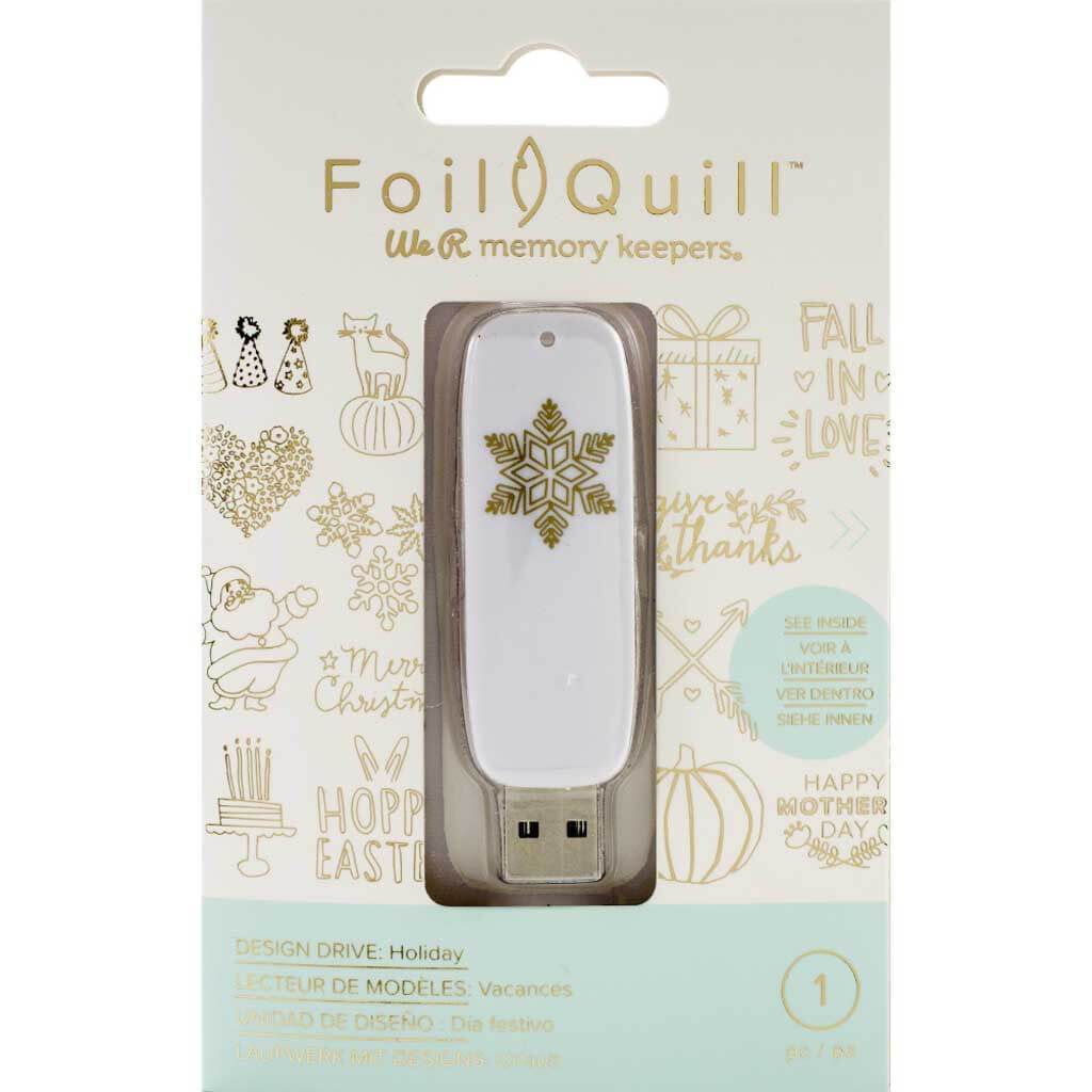 Foil Quill USB Artwork Drive Holiday