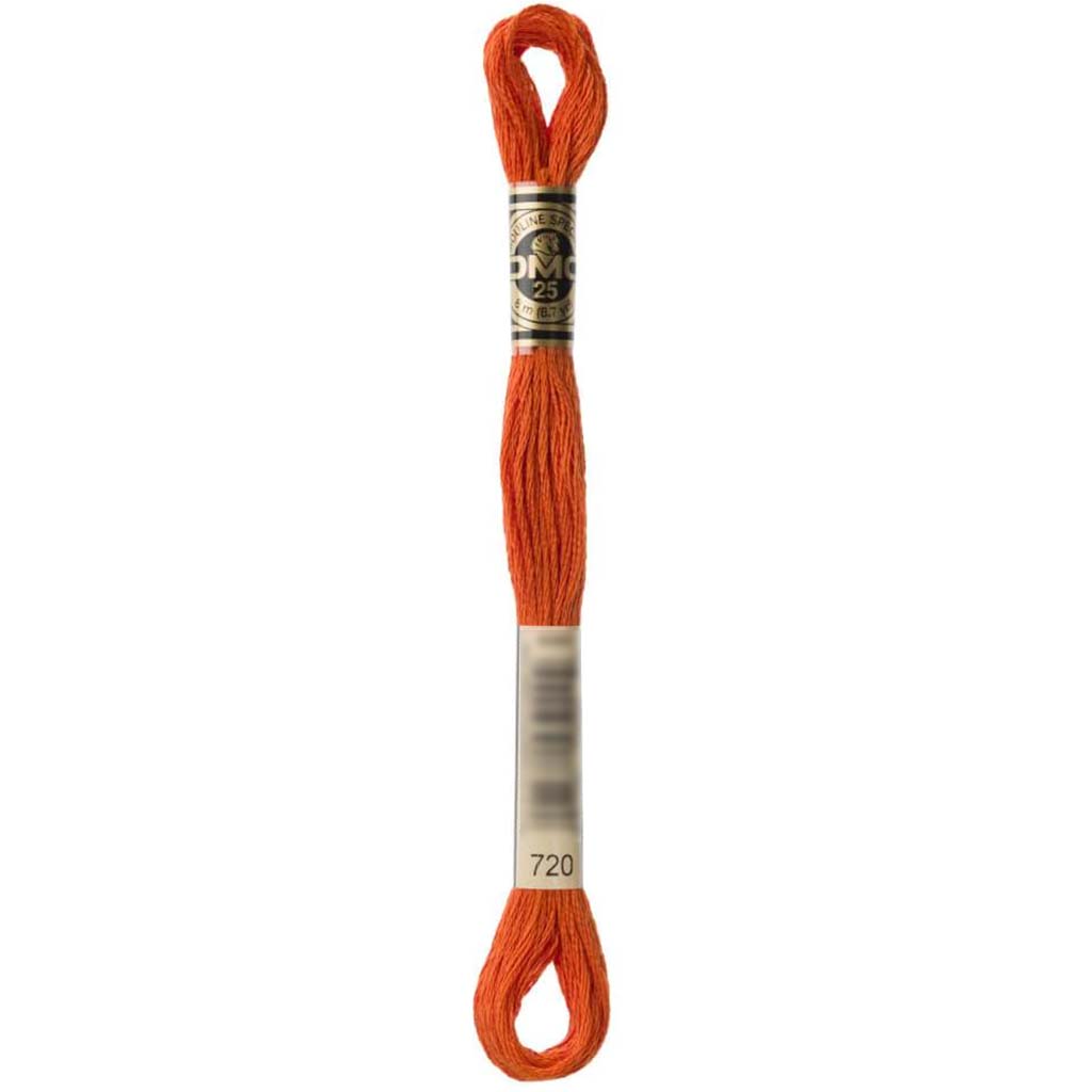 Dmc Floss Dark Orange Spice Orange 