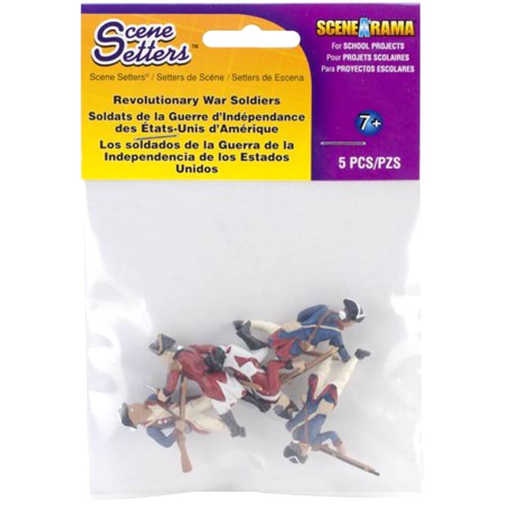 Revolutionary War Soldiers Scene Setters