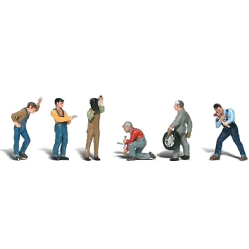 Auto Mechanics - HO Scale