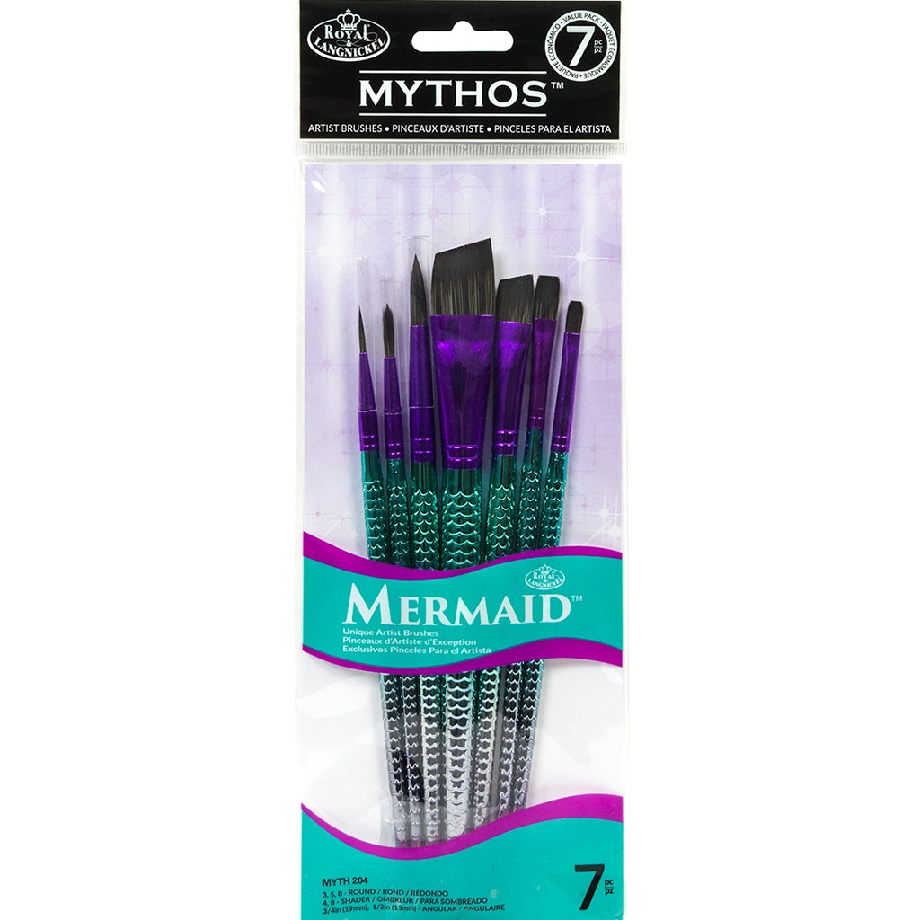 Mythos Mermaid Variety Paint Brush Set of 7