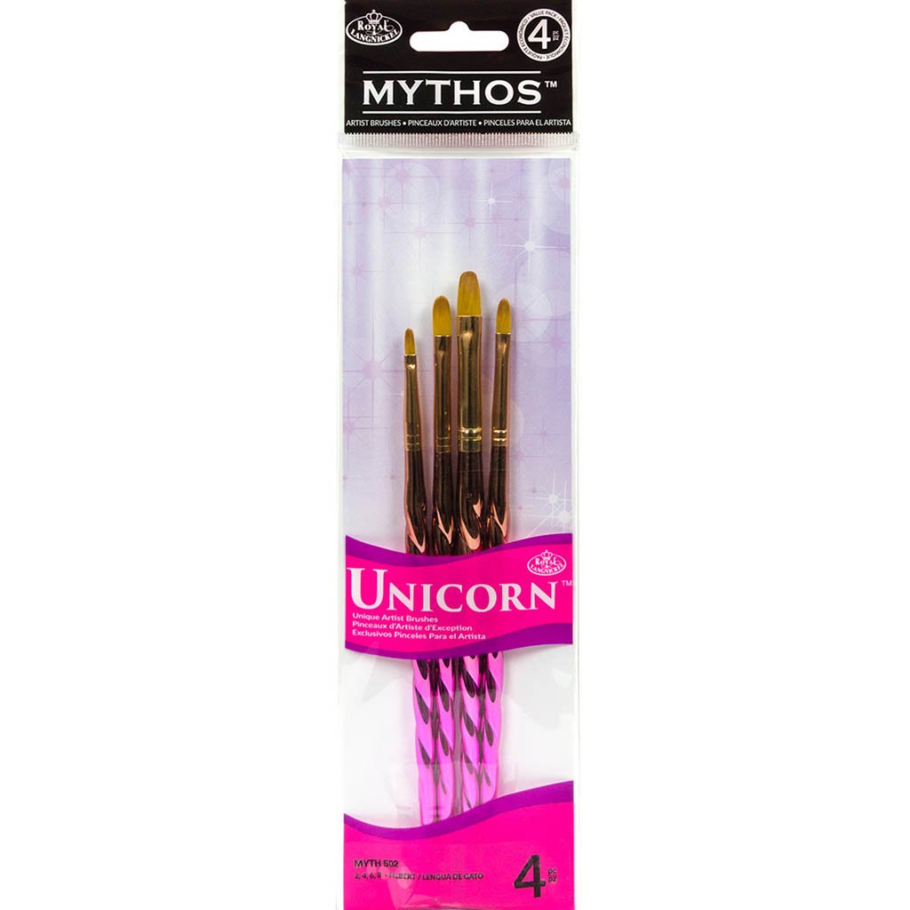 Mythos Unicorn Handle Brush 4pcs