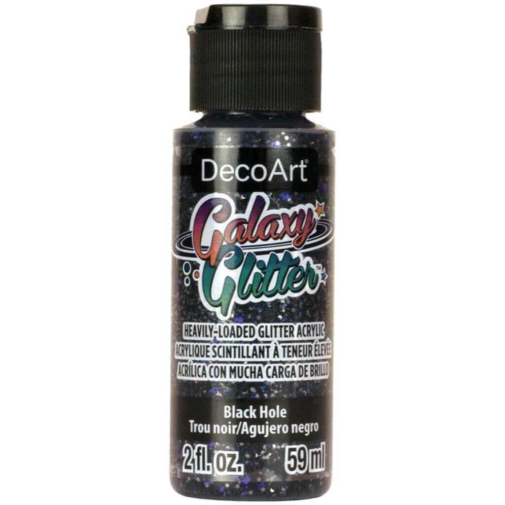 Galaxy Glitter Acrylic Paint 2oz Black Hole