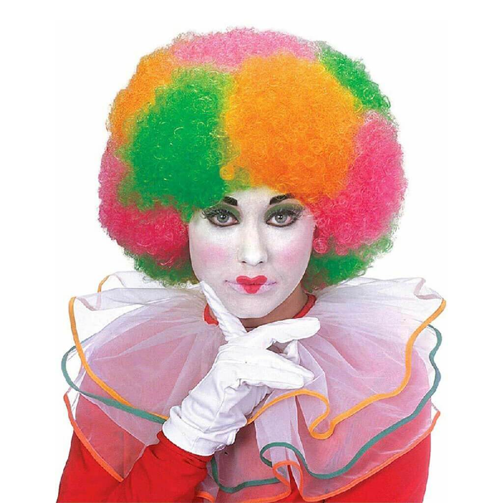 Clown Neon Multicolor Wig