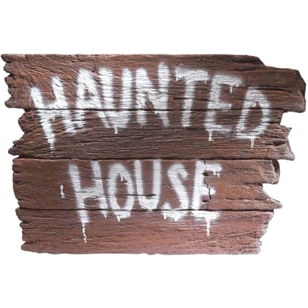 Haunted House Wall Plaque