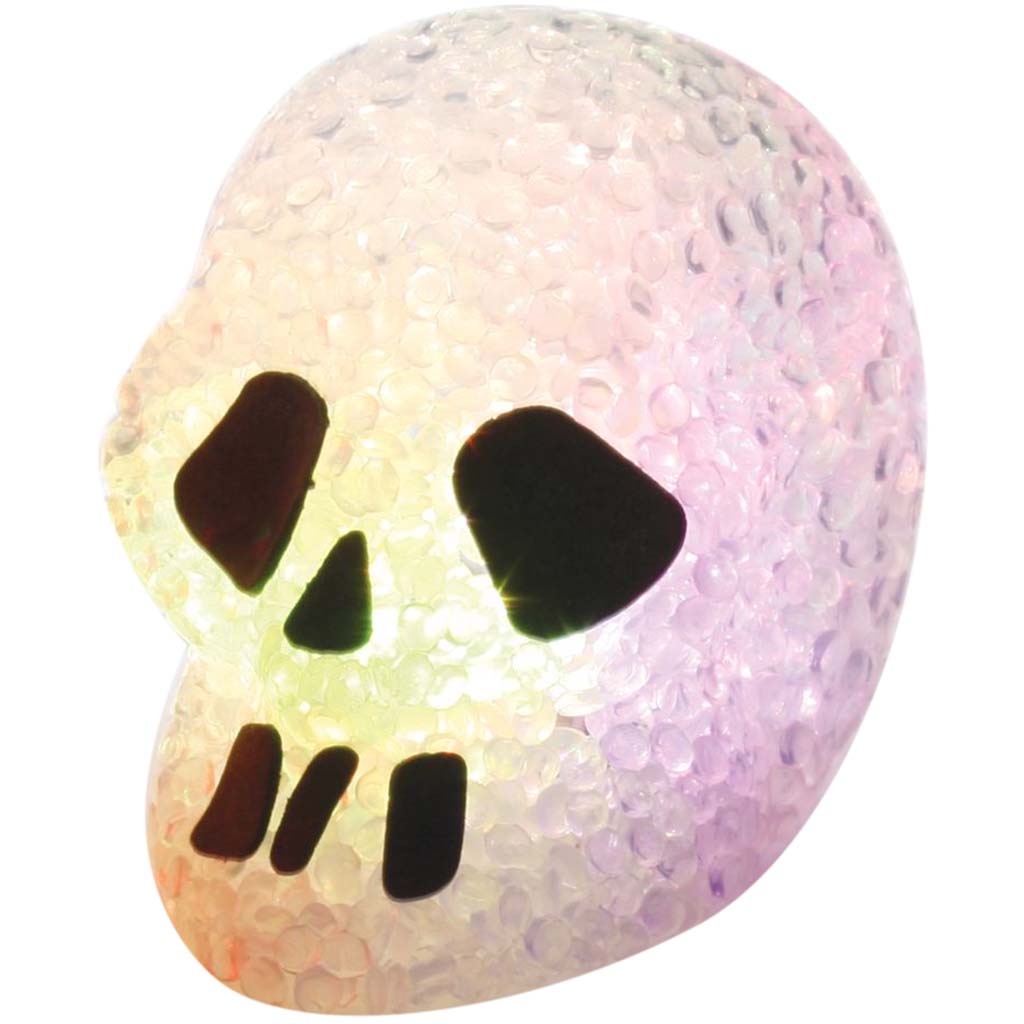 Color Change Sparkling Skull